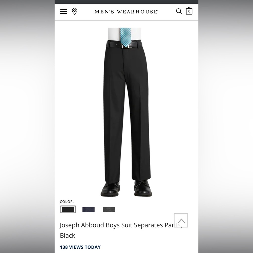 Joseph Abboud Boys Suit Separate Pants